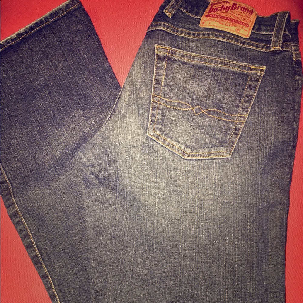 Lucky Brand Midrise Flare Regular Length sz 27